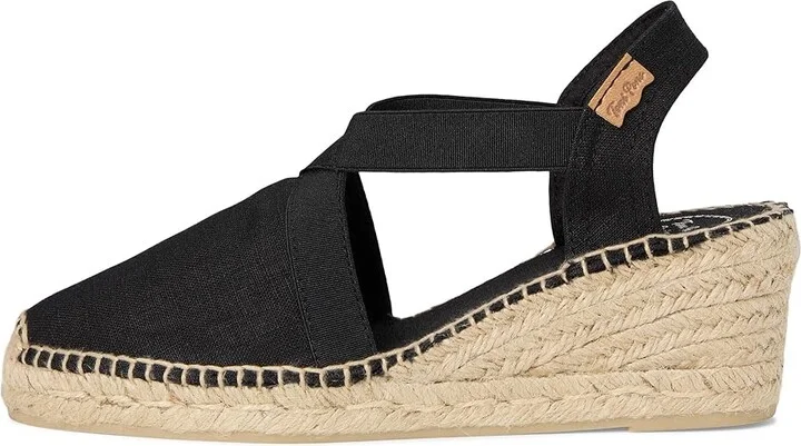 Toni Pons Ter Women's Shoes Black Linen : EU 35 (US Women's 5) M, Textile - Image 7