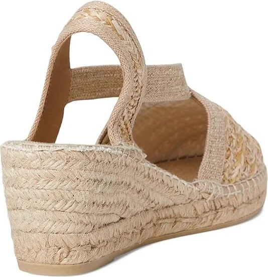 Toni Pons Terra-NZ Women's Wedge Shoes Natural : EU 39 (US Women's 8-8.5) M, Textile - Image 4