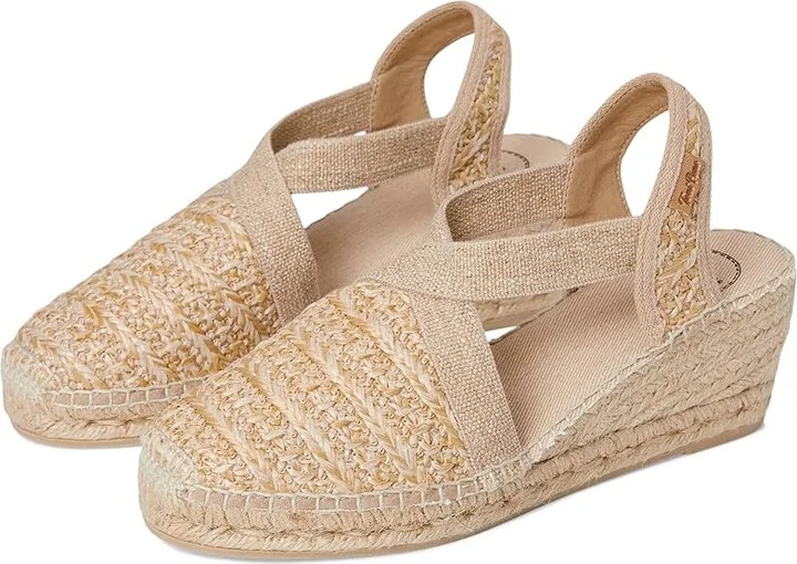 Toni Pons Terra-NZ Women's Wedge Shoes Natural : EU 39 (US Women's 8-8.5) M, Textile