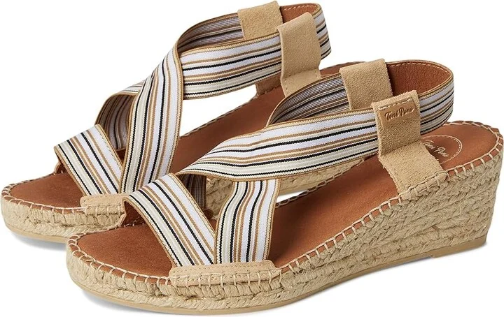 Toni Pons Tina Women's Sandals Beige : EU 40 (US Women's 9) M, Leather/Rubber