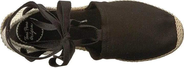 Toni Pons Valencia Women's Shoes Black Canvas : EU 35 (US Women's 5) M - Image 3