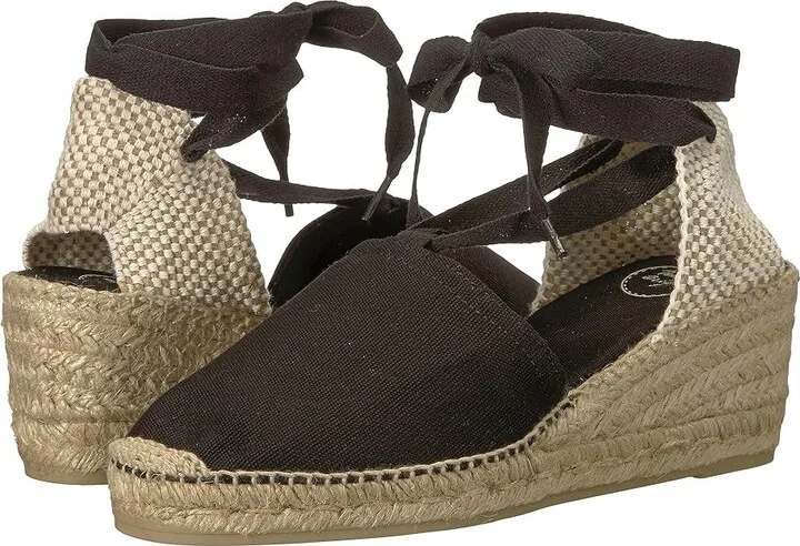 Toni Pons Valencia Women's Shoes Black Canvas : EU 35 (US Women's 5) M