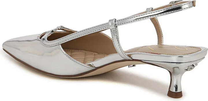 Toni Slingback Pointed Toe Kitten Heel Pump - Image 2