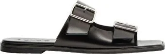 Tonya calf leather mules