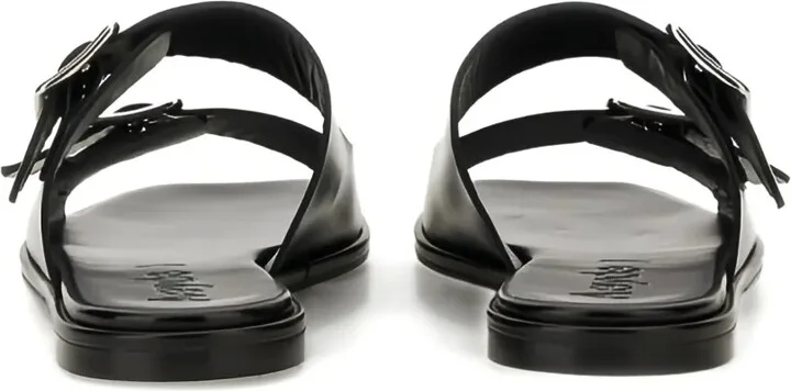 Tonya double-buckle leather sandals - Image 5