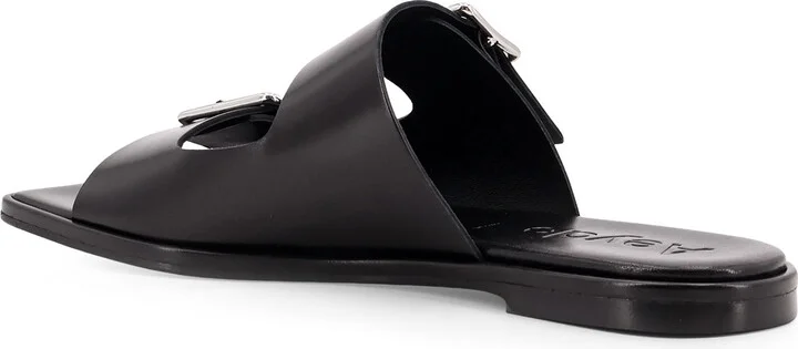 Tonya Leather Sandals With Double Strap - Image 2