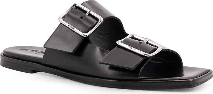 Tonya Leather Sandals With Double Strap
