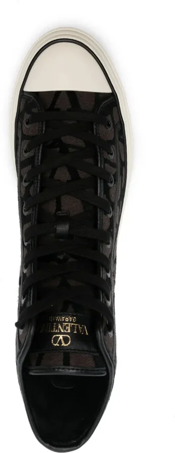 Tootaloop logo-print hi-top sneakers - Image 4