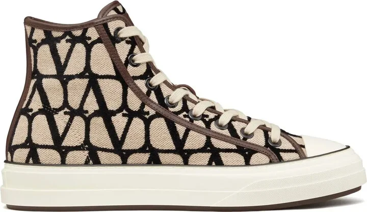 Tootaloop logo-print hi-top sneakers