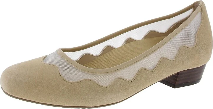 Tootsie Womens Leather Slip On Loafers