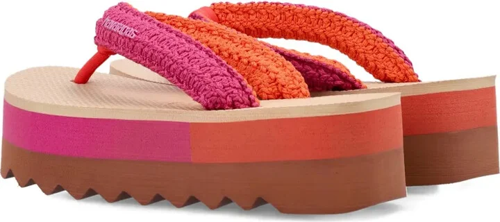 Top Chunky Boho platform flip-flops - Image 3