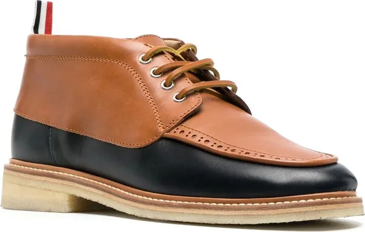 Top Deck two-tone Derby shoes - Image 2