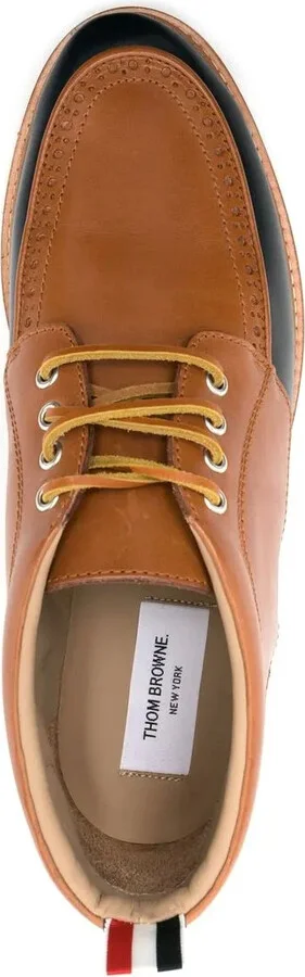 Top Deck two-tone Derby shoes - Image 4