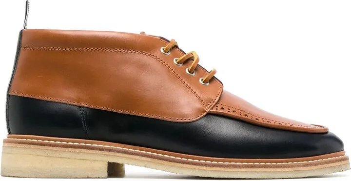 Top Deck two-tone Derby shoes