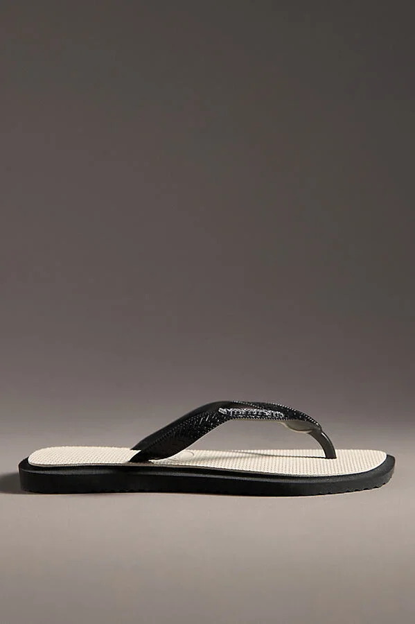 Top Square Fusion Thong Sandals - Image 2