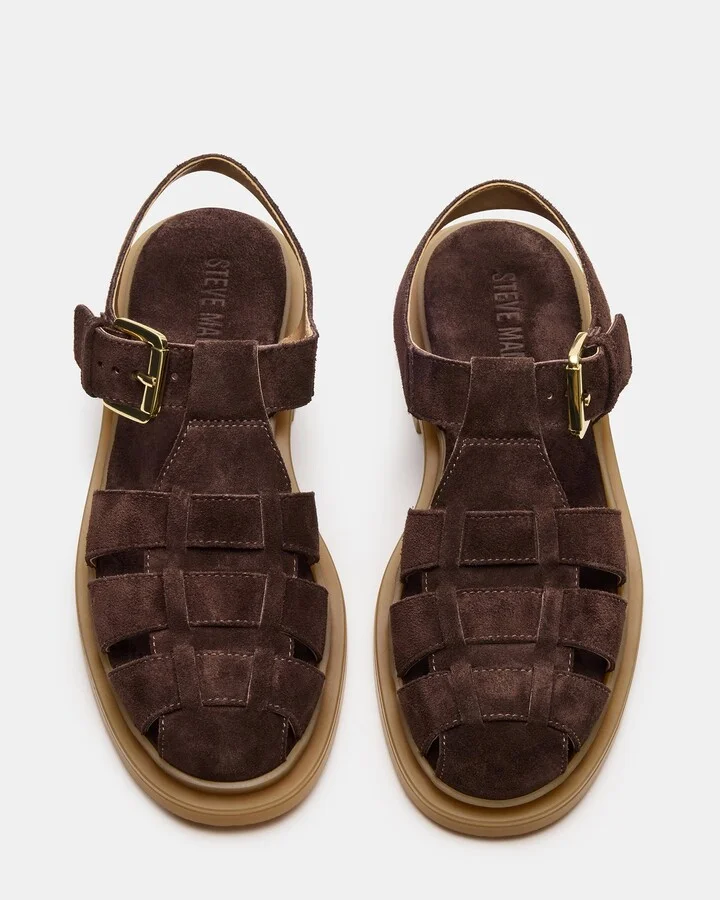 Tope Chocolate Brown Suede - Image 4