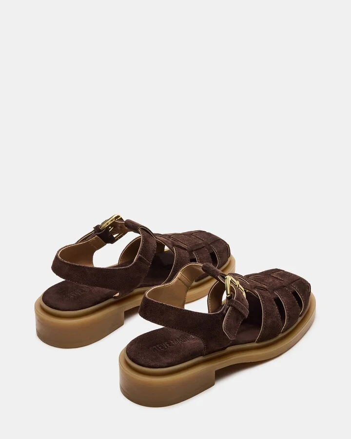 Tope Chocolate Brown Suede - Image 5