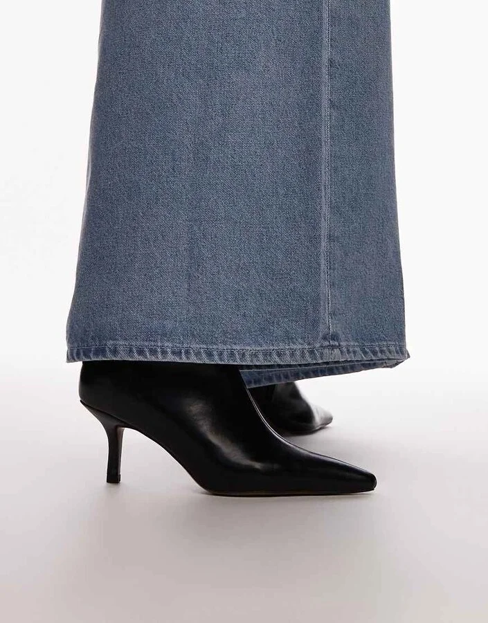 Topshop Natalia high heeled ankle boots in black - Image 2