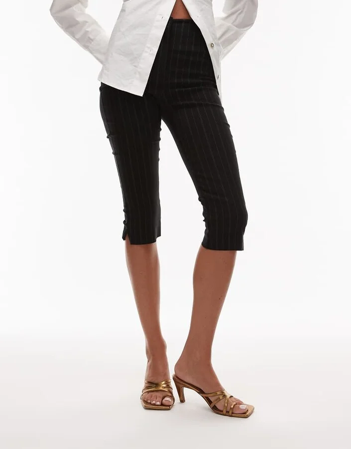 Topshop Premium Ida strappy heeled leather sandals in gold - Image 3