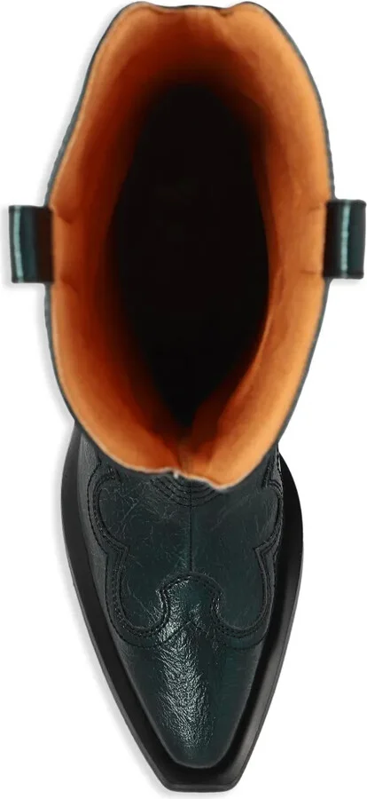 Topstitch-Detail Cowboy Boots - Image 4