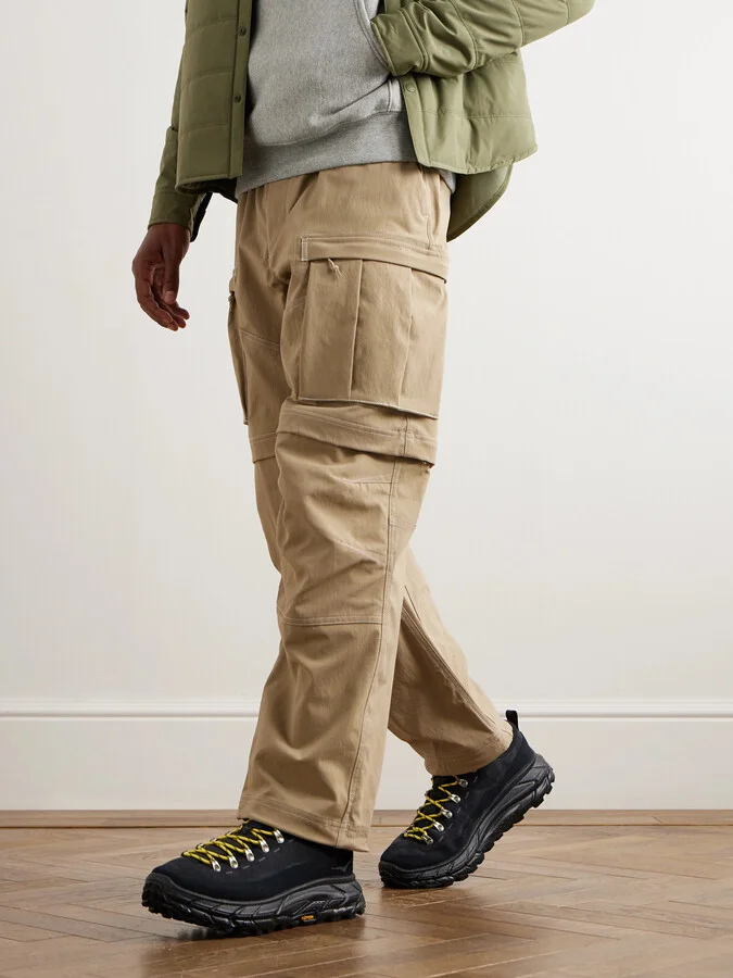 Tor Summit Rubber-Trimmed Nubuck and Mesh Sneakers - Image 2