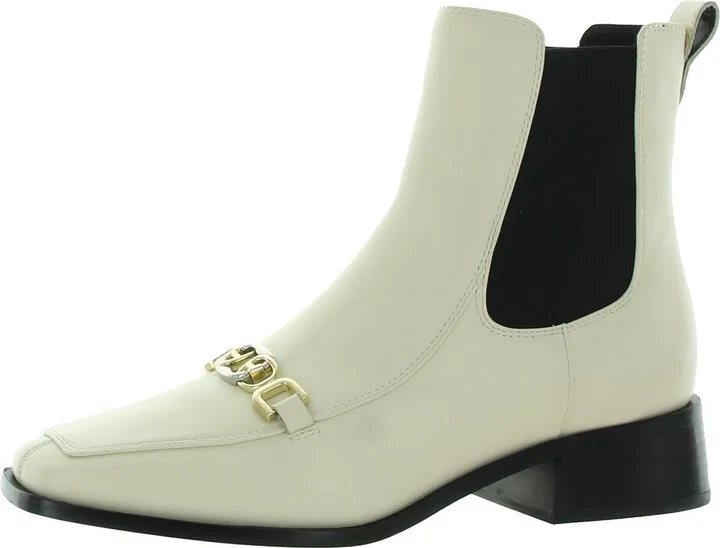 Torance Womens Leather Square Toe Chelsea Boots