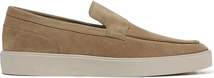 Toren Loafers Men's US 7 New Camel Leather Slip-On Casual Shoes KHD1225