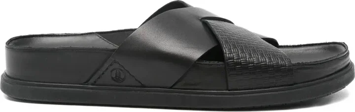 Torford cross-strap leather sandals