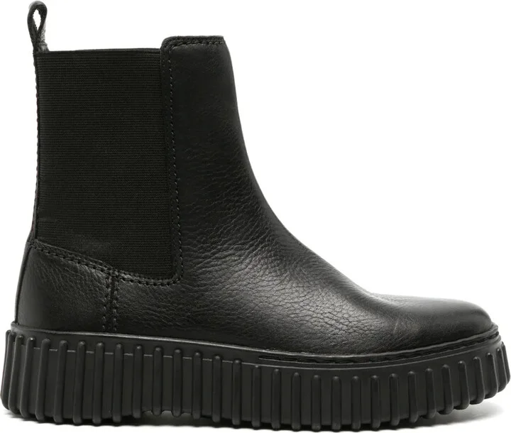 Torhill Maple leather Chelsea boots