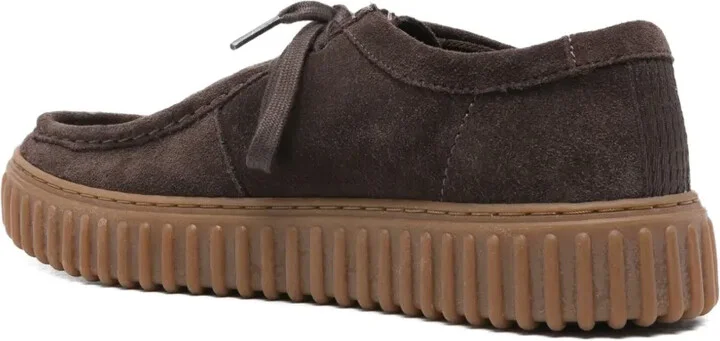 Torhill suede lace-up derby shoes - Image 3