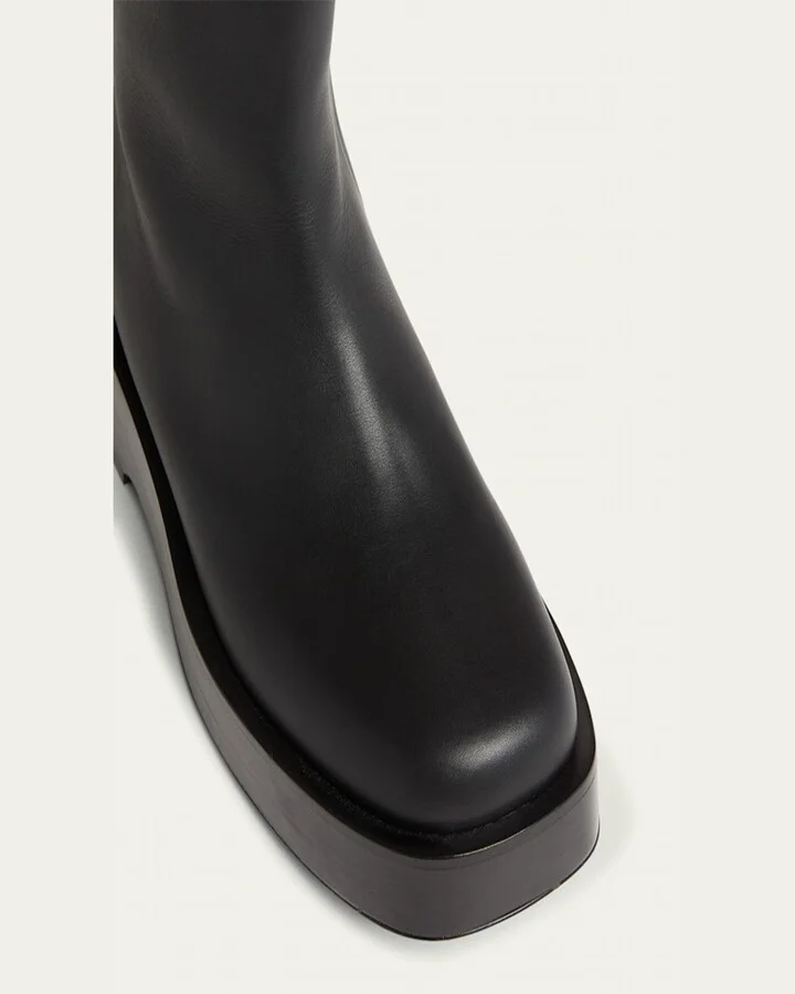 Torino Leather Moto Ankle Boots - Image 3