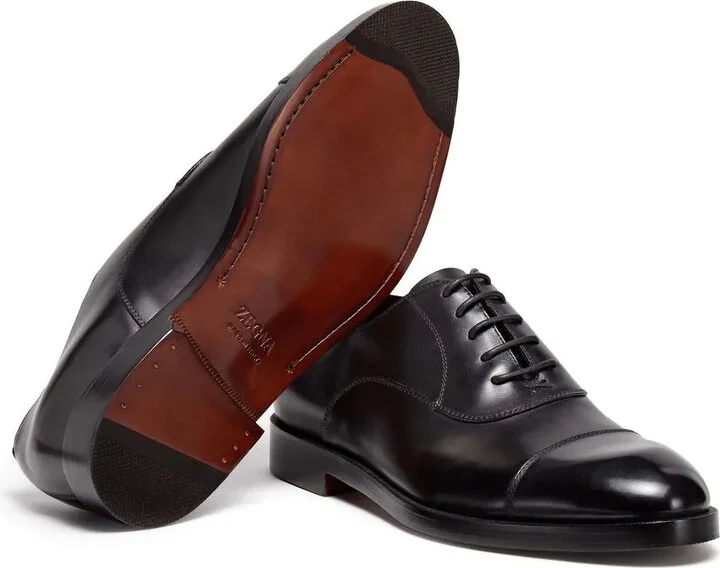 Torino leather oxford shoes - Image 3