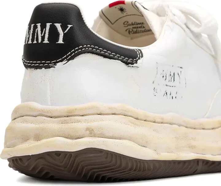 Torn-Film Attached Canvas Sneakers - Image 4