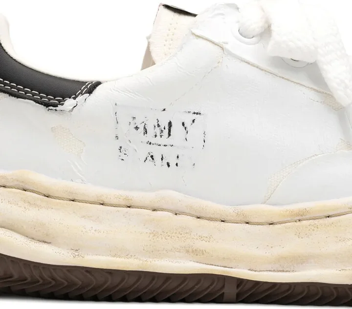 Torn-Film Attached Canvas Sneakers - Image 5