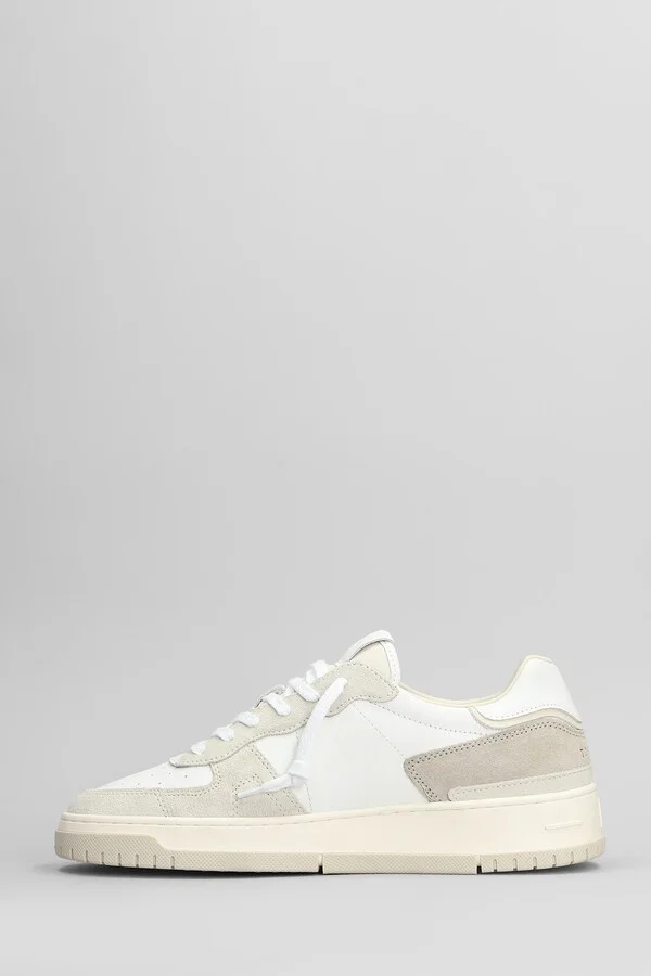 Torneo Colored Sneakers In White Suede And Leather - Image 3