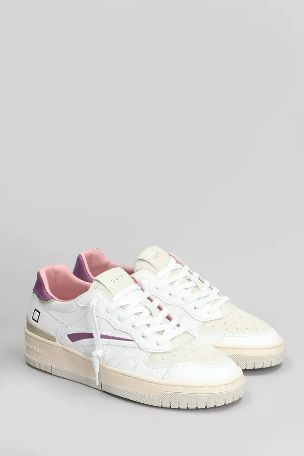 Torneo Pure Sneakers In White Suede And Leather - Image 2