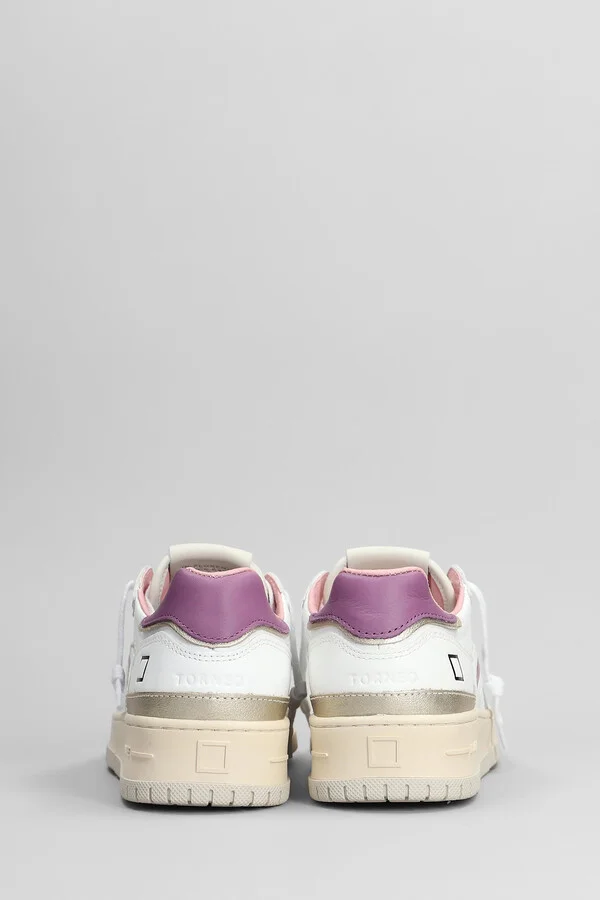 Torneo Pure Sneakers In White Suede And Leather - Image 4