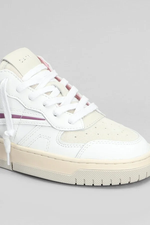 Torneo Pure Sneakers In White Suede And Leather - Image 5