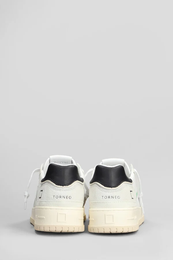 Torneo Pure Soft Sneakers In White Suede And Leather - Image 4