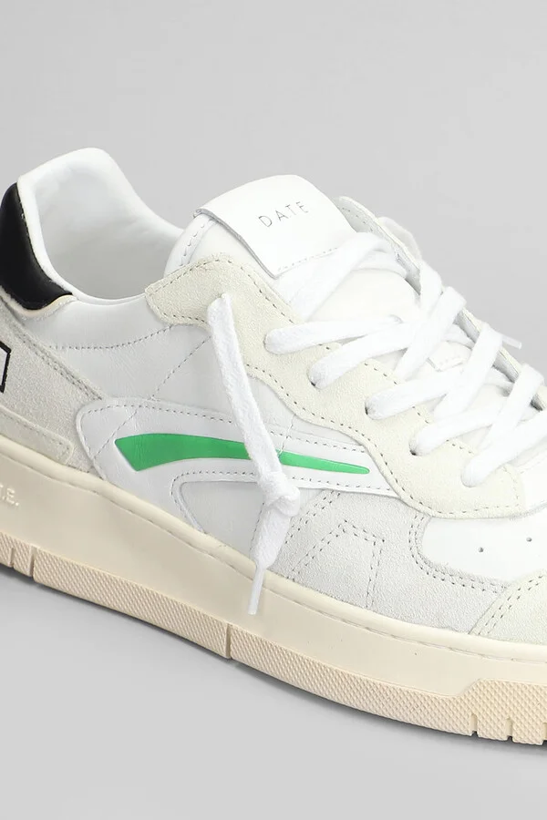 Torneo Pure Soft Sneakers In White Suede And Leather - Image 5