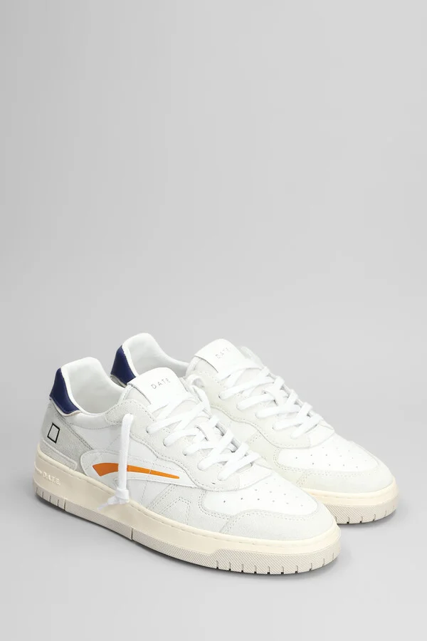 Torneo Pure Soft Sneakers In White Suede And Leather - Image 2