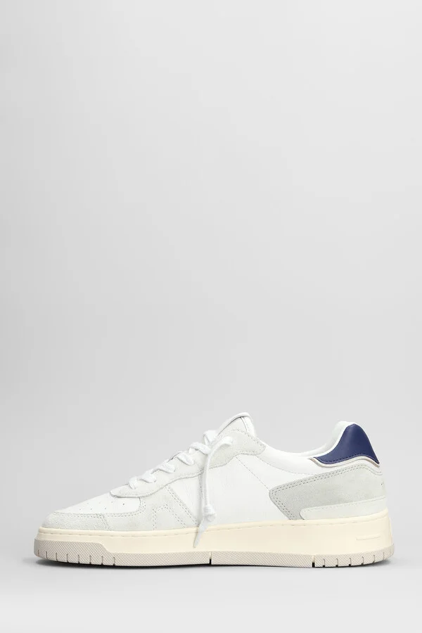 Torneo Pure Soft Sneakers In White Suede And Leather - Image 3