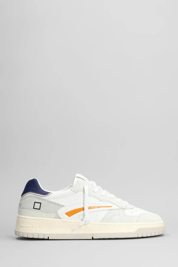 Torneo Pure Soft Sneakers In White Suede And Leather