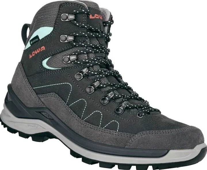 Toro Pro GTX Mid Women UK 5.5 Graphite Jade Waterproof Hiking Shoes GBNC683