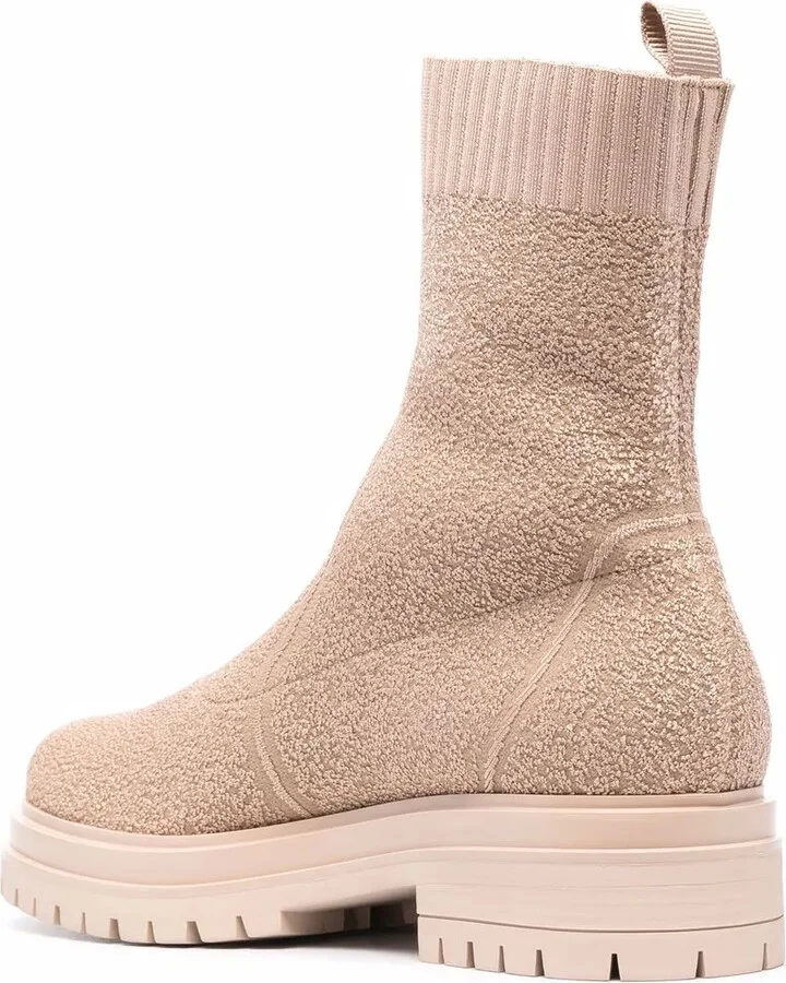 Torrance bouclé ankle boots - Image 3