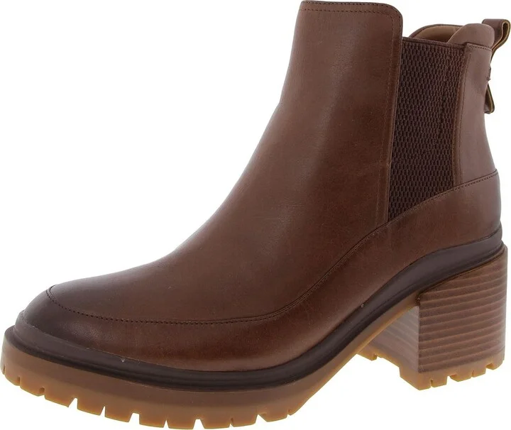 Torrie Womens Stretch Leather Chelsea Boots