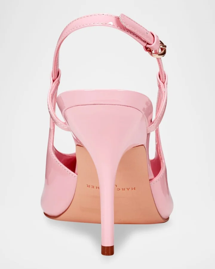 Torry Patent Leather Slingback Pumps - Image 10