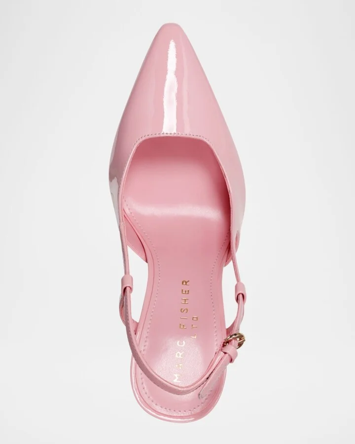 Torry Patent Leather Slingback Pumps - Image 11