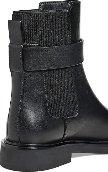 Tory Burch 35 mm Double T Chelsea Boot Women's Boots Perfect Black/Perfect Black : 7 M, Leather/Rubber - Image 3