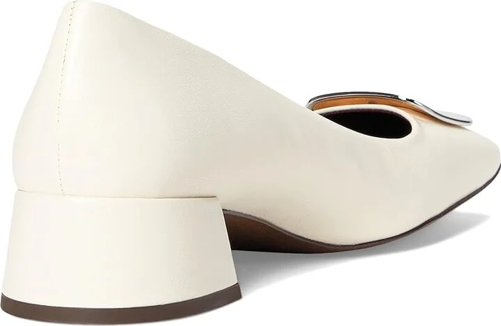 Tory Burch 35 mm Georgia Pumps High Women's Heels Light Cream : 5 M, Leather/Rubber - Image 4